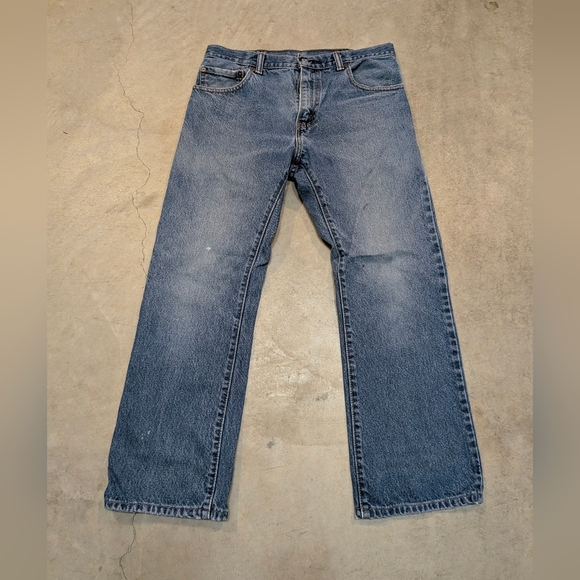 Y2K Levis 517 Men's 32x30 (32x28.5) Denim Jeans Flaws - Picture 1 of 10